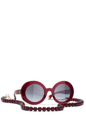 CHANEL 女士太阳镜 CH54891720S6 CO 花色 Chanel CH5489 burgund