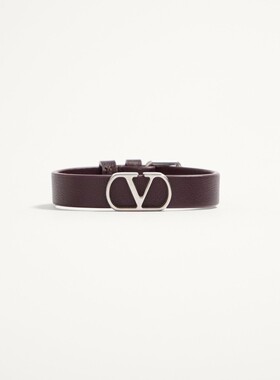 VALENTINO 男士手链手镯 YJ0X63WVFRDK SS2026 褐色 VLogo Signat