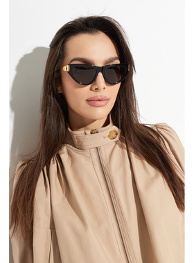 CHLOÉ 女士太阳镜 CH0350S0001 SS2026 黑色 Sunglasses