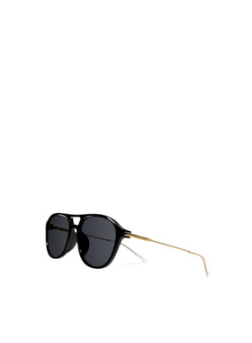 GUCCI 男士眼镜 A000P8J07401012 AW2026 黑色 几何飞行员太阳镜