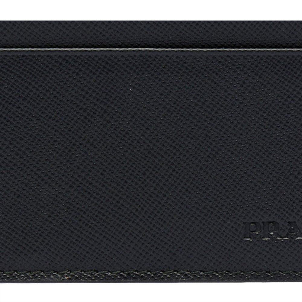 香港直邮prada黑色真皮男士卡包 天猫国际香港直购卡包