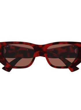 GUCCI 女士太阳镜 GG1959S003 AW2025 古驰太阳镜 配饰红色几何