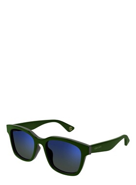 GUCCI 男士眼镜 GG1639SA003 AW2024 绿色 几何框太阳镜