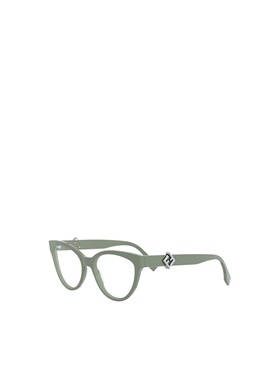 FENDI 女士眼镜 FE50134I093 SS2026 灰色 全框平光镜