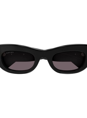 GUCCI 女士太阳镜 GG1809S002 SS2025 古驰黑色配饰眼镜