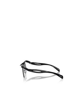 PRADA 男士眼镜 PRA18S1AB5S0 CO 普拉达 太阳镜黑色圆框