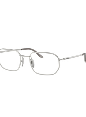 PRADA 男士眼镜 PRD51V1BC1O1 SS2026 白色 全框平光镜
