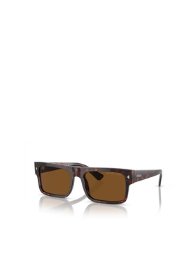 PRADA 男士眼镜 PRA10S17N01D SS2026 棕色 几何框太阳镜