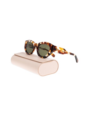 CHLOÉ 女士太阳镜 CH0220S0014 AW2025 棕色 Sunglasses
