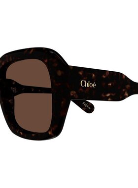 1h可退 CHLOÉ 女士眼镜 CH0310S002 SS2026 棕色 全框太阳镜