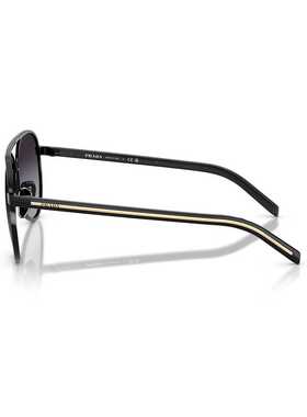 PRADA 女士太阳镜 PRB57SAAV90A AW2025 黑色 飞行员太阳镜