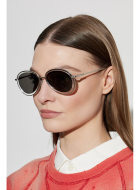 DIESEL 男士太阳镜 0DL10160100787 SS2026 银色 Sunglasses `0DL