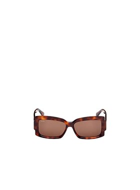 MAX MARA 女士眼镜 MM014052E CO 棕色 矩形框太阳镜