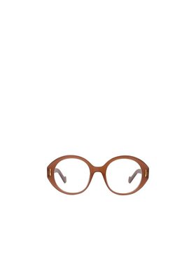 LOEWE 男士眼镜 LW50095I066 AW2025 棕色 全框平光镜罗意威