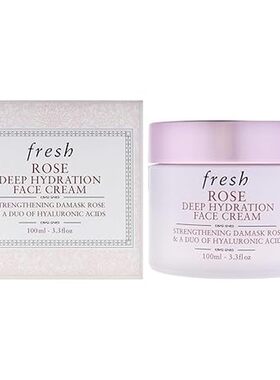 香港直邮Fresh/馥蕾诗 玫瑰面霜保湿滋润补水100ml正品