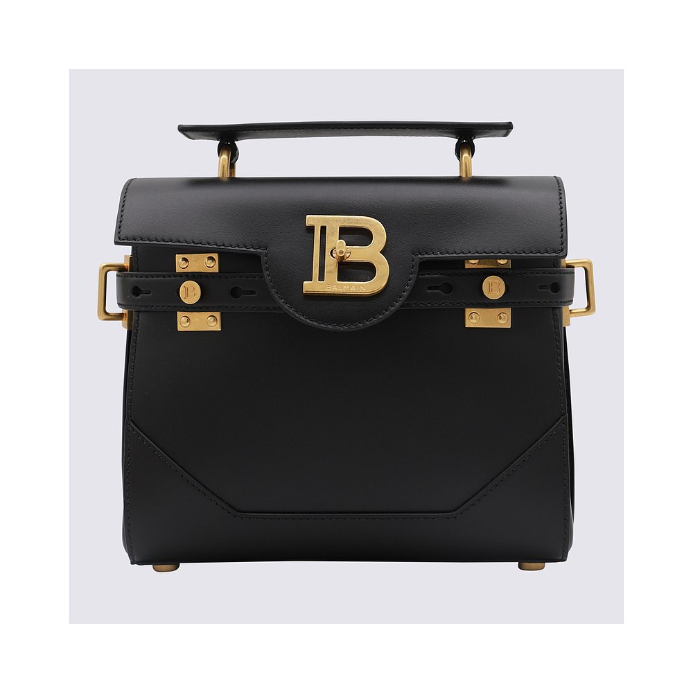 1h可退 BALMAIN 女士手提包 DN1DB526LAVE0PA AW2024 黑色 - 图0