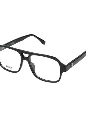 FENDI 男士眼镜 FE50131I001 AW2025 黑色 FF SQUARED