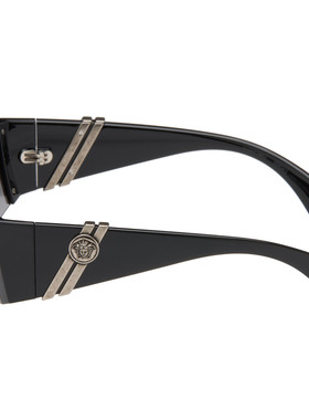 versace 范思哲 女士 黑色 Edge Mask 太阳镜 0VE4516GB18G368056
