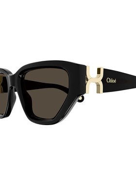 1h可退 CHLOÉ 女士眼镜 CH0235S001 SS2024 棕色 CH0235S