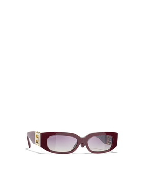 CHANEL 女士眼镜 CH55441802S1 CO 红色 全框太阳镜