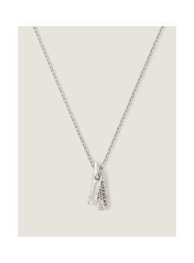 GIVENCHY 男士项链 BN00FKF003723 SS2025 银色 属珐琅胶带项链