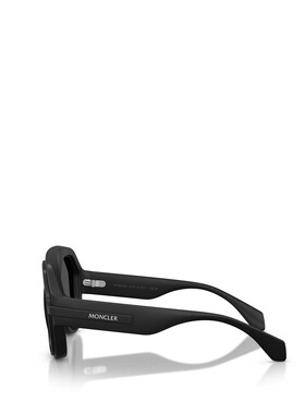 MONCLER 男士太阳镜 ME8012U500687 CO 黑色 全框太阳镜