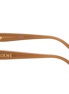 LOEWE 罗意威 女士 黄褐色 Fantasy Slim 太阳镜 LW40133F5550B19