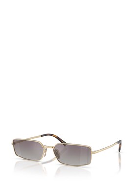 PRADA 女士眼镜 PRA60SZVN30C CO 灰色 矩形太阳镜