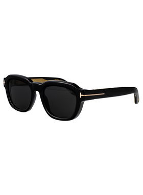 1h可退 TOM FORD 男士眼镜 FT122601A AW2025 黑色 全框太阳镜