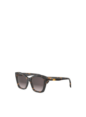 FENDI 女士眼镜 FE40151I56B AW2026 灰色 方形太阳镜