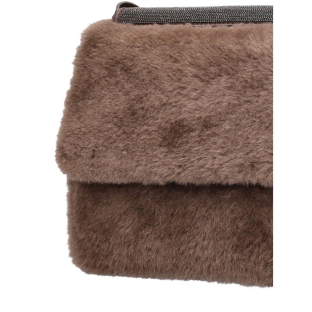 香港直邮潮奢布内罗·古奇拉利羊毛 天猫国际探物中国香港女士包袋