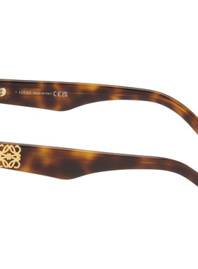 LOEWE 罗意威 女士 棕色 Anagram 眼镜 LW50118I5205219233729874