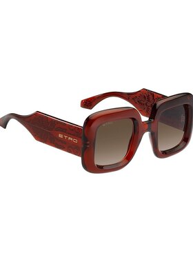 1h可退 ETRO 女士太阳镜 ETRO0015S2LFHA CO 酒红色配饰