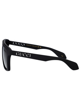 GUCCI 男士太阳镜 GG1570S001 AW2025 黑色 古驰几何框太阳镜