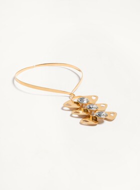 VALENTINO 女士项链 WJ0BN7YCW3ND SS2026 金色 书页项链