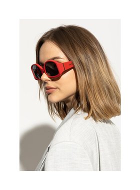 JACQUEMUS 女士眼镜 JAC15C2SUN AW2024 灰色 徽标太阳镜