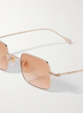 1h可退 潮奢 Gucci 古驰 女士 金色 Light Banana Squared Metal