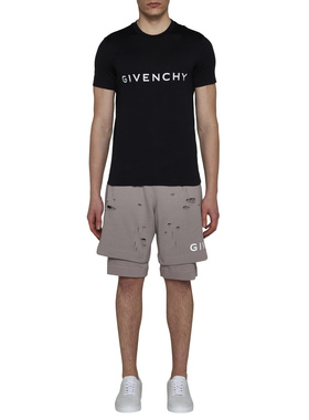 GIVENCHY 男士T恤 BM716G3YAC001 SS2025 黑色 GIVENCHY men's T-