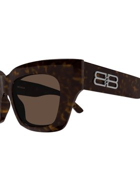 BALENCIAGA 女士太阳镜 BB0234S002HAVANAHAVANABROWN巴黎世家