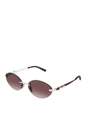 GUCCI 女士眼镜 GG2051S003 SS2026 古驰红色 无框太阳镜