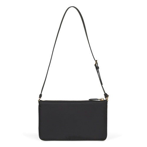 1h可退 PRADA 女士斜挎包 1NE5452C05F0002 SS2025 黑色单肩包 - 图2