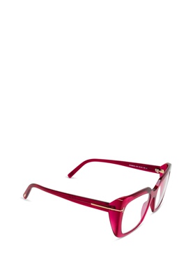 TOM FORD 女士眼镜 FT5992B075 SS2025 红色 全框平光镜
