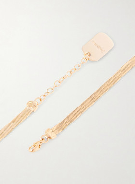 1h可退 潮奢 Saint Laurent 圣罗兰 男士 镀金项链 858897Y1500