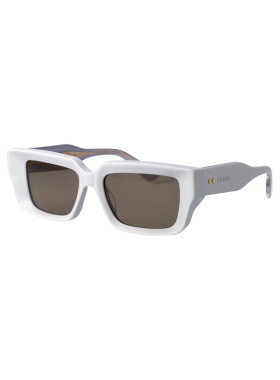 1h可退 GUCCI 男士太阳镜 GG1529S004 AW2025 绿色 几何框太阳镜