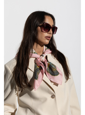 VERSACE 女士太阳镜 0VE4507U054648H CO 酒红色 Sunglasses