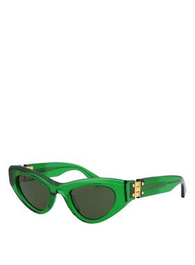 BOTTEGA VENETA 女士眼镜 BV1142S004 SS2025 绿色太阳镜