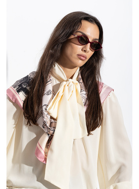 MIU MIU 女士太阳镜 0MU04ZS021I80Q CO 酒红色 Sunglasses `04ZS