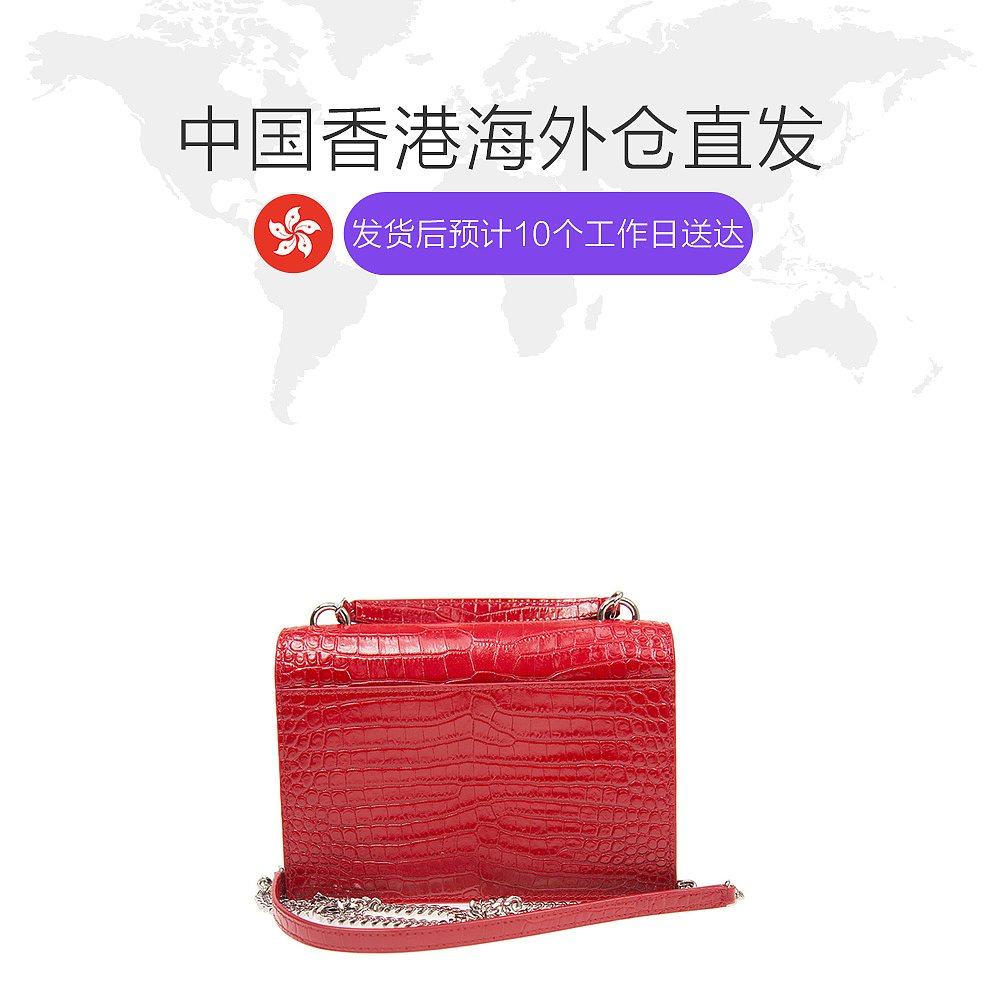 香港直邮圣罗兰红色女士斜挎包 天猫国际香港直购女士包袋