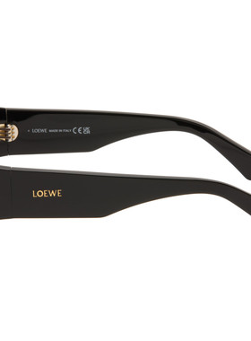 LOEWE 罗意威 男士 黑色 Flash Small Cateye 太阳镜 LW40196U530