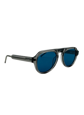 THOM BROWNE 男士眼镜 UES416A065 SS2026 蓝色 全框太阳镜